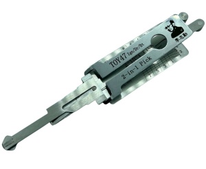 Lishi eredeti autódekóder TOY47 v3 – 2 az 1-ben dekóder Toyota autókhoz, ajtókhoz, csomagtartóhoz (Auris, Avensis, Yaris, Corolla)
