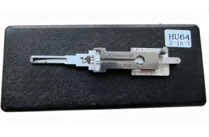 Decodor auto Lishi Original HU64 2-in-1 pentru Mercedes-Benz, unealta profesionala pick decoder