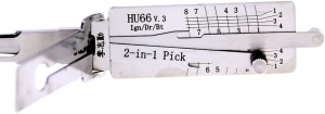unealta profesionala lacatus auto Lishi HU66 generation 1 si 2 2 in 1 pick