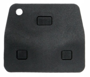 husa butoane cheie toyota 3 taste negru mat
