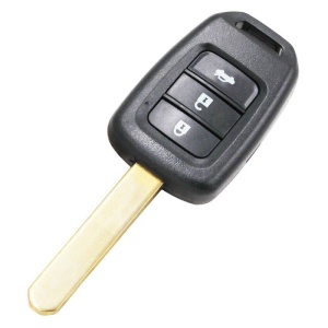 Carcasa cheie auto Techstar compatibila Honda Accord Civic CR-V Pilot Fit, 3 butoane, cu lama metalica tip standard