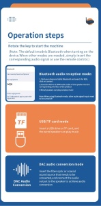 Convertor Audio DAC Techstar – imagine din aplicatia de control Bluetooth
