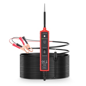 Techstar® hordozható többfunkciós teszter autóipari áramkörökhöz 6V-24V DC 5 méteres kábellel, 8A túlterhelés elleni védelemmel és polaritásteszttel