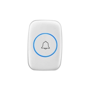 Unitate buton sonerie electrica wireless Techstar alba