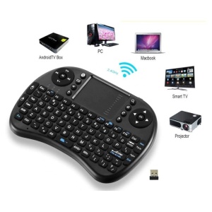 Tastatura wireless i8 Techstar compatibila cu Android TV Box, Smart TV, PC