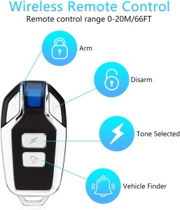 Telecomanda alarma antifurt Techstar 315 MHz functii armare dezarmare si localizare