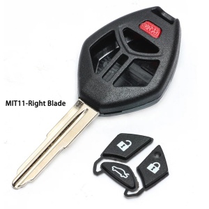 carcasa cheie auto pliabila techstar compatibila mitsubishi cu lama detasabila si butoane functionale