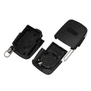 Carcasa cheie Audi 3 butoane desfacuta, interior vizibil