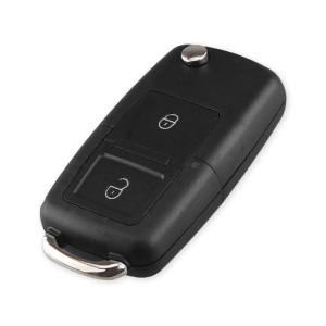 Techstar komplett kulcstok, Volkswagen Polo, Passat, Golf, Transporter, Bora, 433 MHz, 1J0 959 753, ID48, 2 gombos