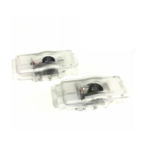 Decorațiuni LED auto Peugeot - Logo-uri iluminate pentru portiere, set dublu