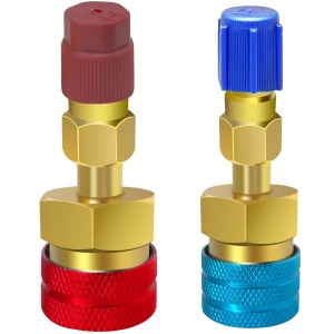 cuple freon auto rosu si albastru adaptor R1234yf la R134a