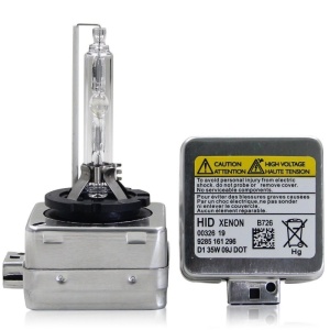 Set becuri xenon D1S 6000K Techstar SuperVision, lumina alba, putere 35W