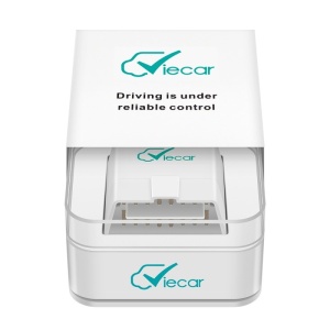 Interfata Viecar alb cu carcasa si conector metalic