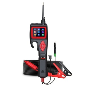 TopDiag P200 Smart Circuit Diagnostic Tool 12-24V 18A LCD kijelző Autó Motorkerékpár Teherautó Hajó fekete/piros