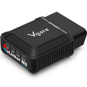 Vgate vLinker MS Bluetooth OBD2 – professzionális autódiagnosztikai adapter, iOS, Android és Windows rendszerekkel kompatibilis, támogatja a FORScan, BimmerCode és ECU programozást