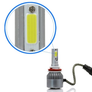 2 db Auto Techstar® C6 LED-es készlet, H11/H8/H9, 36w, 3800 lumen, 6500K, AUTO, 12-24 volt, COB - Img 7