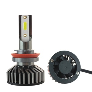 Set 2 LED-uri auto Techstar P1 H11/H8/H9, rezistenta mare la temperaturi