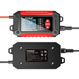 Incarcator inteligent FOXSUR FTC-1206 cu functie desulfatare si protectii multiple