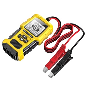 Tester portabil baterii Foxsur FBT-300 cu clesti de conectare