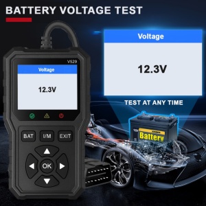 Afisaj tester Foxsur V529 cu date live si coduri eroare