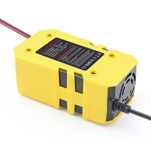 incarcator auto multifunctional jfind cu afisaj lcd galben negru