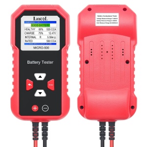 Tester rosu cu afisaj digital pentru baterii auto 12V