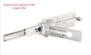 decodor auto Lishi HU66 2 in 1 pick original pe cutie neagra, lama HU66