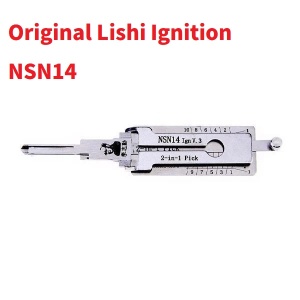 decodor Lishi NSN14 original ignition 2 in 1 pentru chei auto lama NSN14 #22