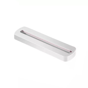 Nyél Techstar® RailRacks dobozfoltokhoz, egyfázisú L típusú, polikarbonát test, 20 cm, fehér