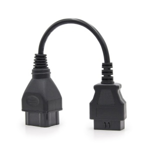 Cablu adaptor Renault camion 12 pini la OBD2, vedere completă