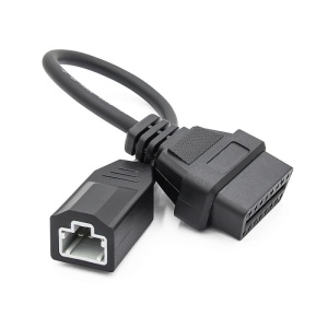 Cablu adaptor Honda 3 pin rotund la OBD2 16 pin, mufe apropiate