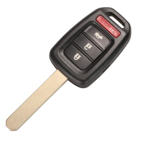 Carcasa cheie auto Techstar compatibila Honda Accord Civic CR-V Pilot Fit, 4 butoane, cu lama metalica tip standard