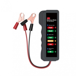 Techstar® autós akkumulátor és generátor tesztelő,12V