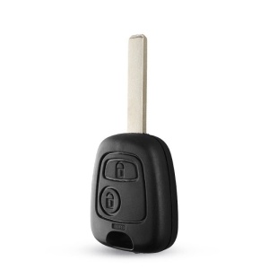 Techstar® autós kulcstartó Citroen C3, C2, C1, 206, 307, 407, 2 gombos, VA2