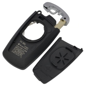 Elemente interioare carcasa cheie BMW cu suport circuit si lama