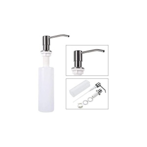 Techstar adagoló, beépített, rozsdamentes acél, mosogatószerhez, szappanhoz, mosószerhez, 300 ml