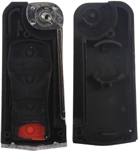Carcasa cheie auto Techstar compatibila Infiniti FX35 2003-2009 QX4 Nissan Murano 4 butoane tip flip briceag vedere interior
