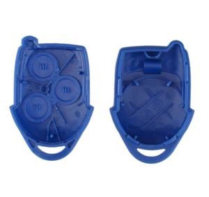 Set 2 carcase cheie Ford albastru 3 butoane