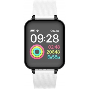Techstar B57 Smartwatch Karóra, IP65 vízálló, Unisex Fitness Tracker, Pulse Monitoring, Bluetooth, Fehér - Img 4