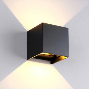 corp iluminat perete negru exterior interior lumina calda techstar
