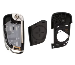 Carcasa cheie auto tip briceag Techstar pentru Opel Vauxhall Chevrolet 2 butoane – interior cu suport circuit si lama