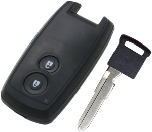Techstar Flip autókulcstartó, Suzuki Swift, SX4, Grand Vitara kompatibilis – 2 gombbal