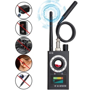 Detector aparate spionaj Techstar K18 prezentare functii si antena detasabila
