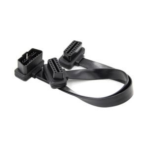 Extensie OBD2 2 in 1 Techstar cablu scurt 30cm