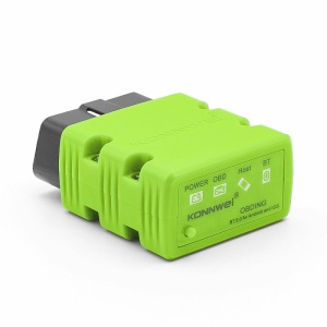 Techstar KONNWEI KW902 autódiagnosztikai tesztelő eszköz, Bluetooth 5.0, OBD2 Android és Windows PC rendszerrel kompatibilis, Zöld