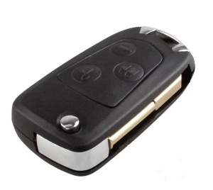 carcasa cheie auto briceag techstar ford cu design rotunjit si buton cromat