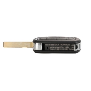 Carcasa cheie auto Land Rover Range Rover 3 butoane cu lama metalica