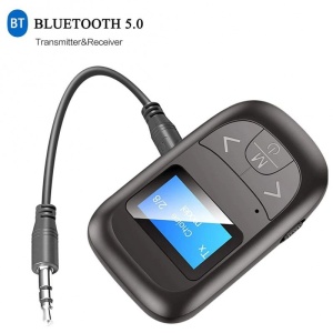 kit receptor transmitator bluetooth Techstar T14 cu cablu AUX si incarcare microUSB
