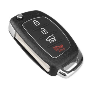 Techstar TOY40 Gépkocsikulcsház, Hyundai Santa FE, IX25, IX35, IX45, 4 gombos