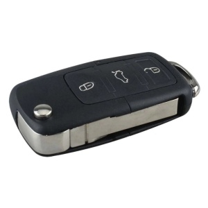 Carcasa cheie auto briceag cu 3 butoane pentru VW Touran, EOS
